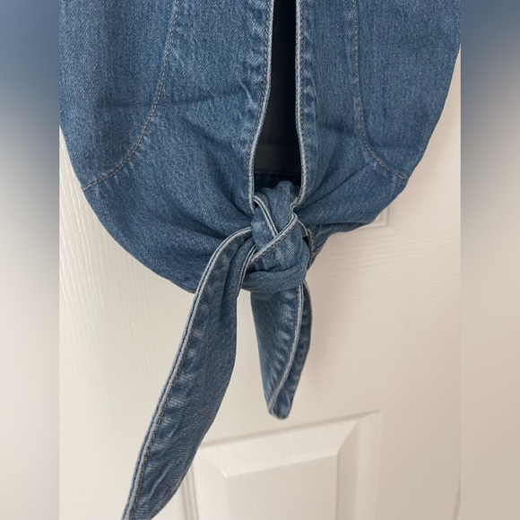 7 for all mankind barrel leg with ties - Picture 11 of 12